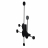 Настенный светодиодный светильник Loft IT Rays 10058BK