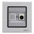 Розетка TV Vesta-Electric Exclusive Silver Metallic серебро FRZ00041012SER