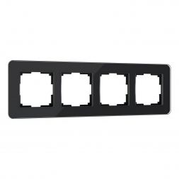 Рамка Werkel Elite на 4 поста черный W0042448 4690389196232