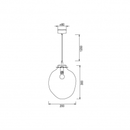 Подвесной светильник Vele Luce Alba VL1654P01
