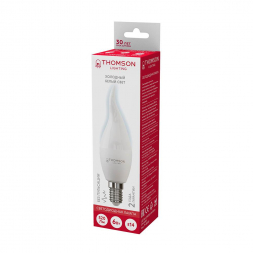 Лампа светодиодная Thomson E14 6W 6500K свеча на ветру матовая TH-B2360