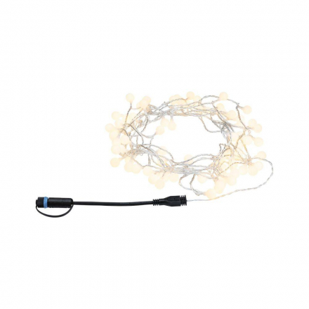 Уличная светодиодная гирлянда Paulmann Plug Shine 24V теплый белый 94557