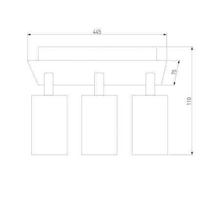 Светодиодный спот Eurosvet Fleur 20066/3 LED черный/золото