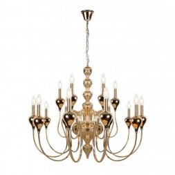 Подвесная люстра iLamp Lady 88003-10+5 GD