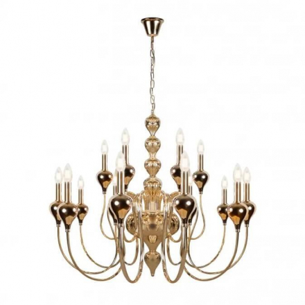 Подвесная люстра iLamp Lady 88003-10+5 GD