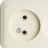 Розетка двойная 2P Stekker Брест слоновая кость PST16-30-20 49057