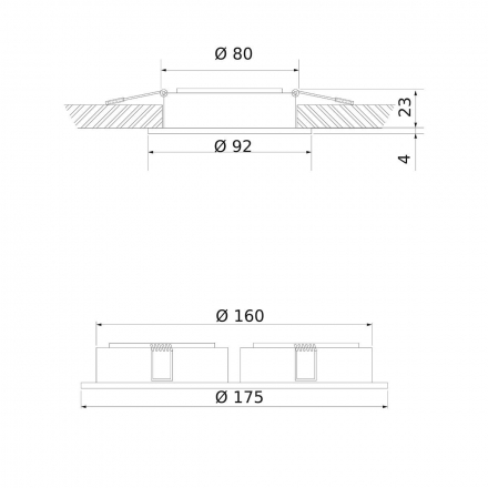 Встраиваемый светильник Elektrostandard 1091/2 MR16 белый a047722