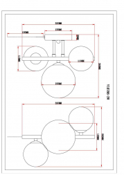 Бра Moderli Renny V10786-3W