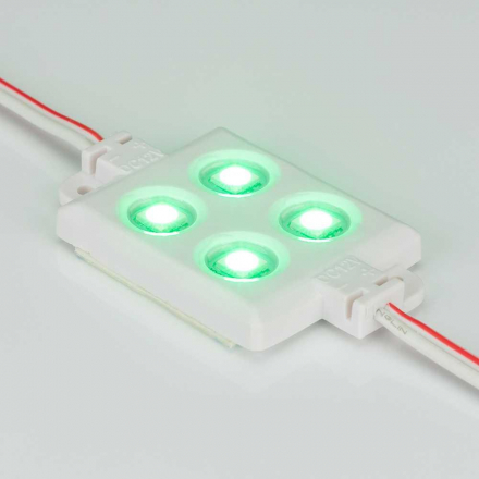 Светодиодный модуль Arlight ARL-LM5050-4L-12V Green 020623