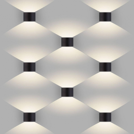 Уличный настенный светодиодный светильник Elektrostandard 1518 Techno LED Blade черный a038828