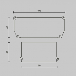 Заглушка Maytoni Technical (4 шт) ALM012EC-SC-W
