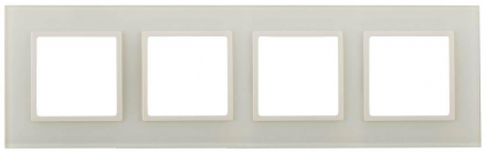 Рамка 4-постовая ЭРА Elegance 14-5104-02 Б0034525