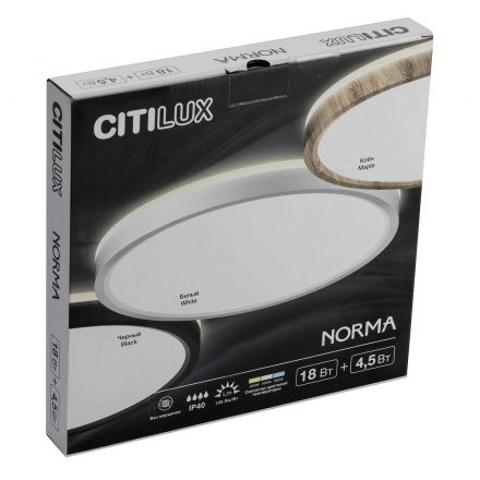 Потолочный светодиодный светильник Citilux Norma CL748241