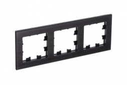 Рамка 3-постовая Schneider Electric AtlasDesign Nature оникс ATN312303