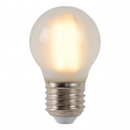 Лампа светодиодная диммируемая Lucide E27 4W 2700K матовая 49021/04/67