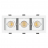 Встраиваемый светодиодный светильник Arlight CL-Kardan-S260x102-3x9W White 024139