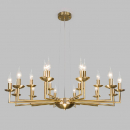 Подвесная люстра Eurosvet Cariso 60150/18 латунь