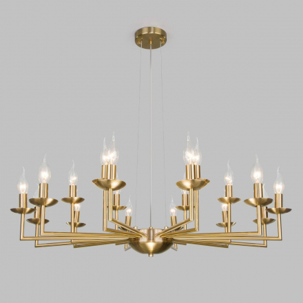 Подвесная люстра Eurosvet Cariso 60150/18 латунь