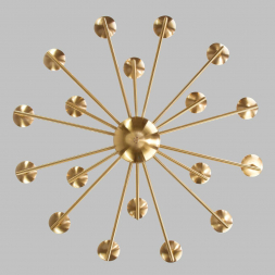 Подвесная люстра Eurosvet Cariso 60150/18 латунь