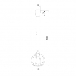 Подвесной светильник TK Lighting 1644 Galaxy 1