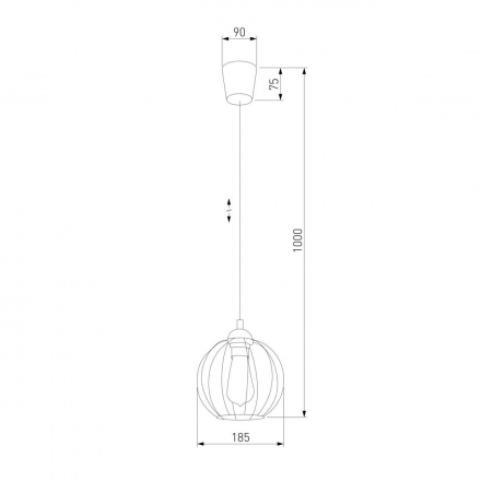 Подвесной светильник TK Lighting 1644 Galaxy 1