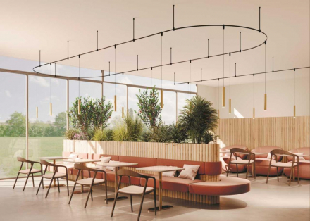 Трековый подвесной светильник Maytoni Technical Skim TR210-1-5W3K-M-B