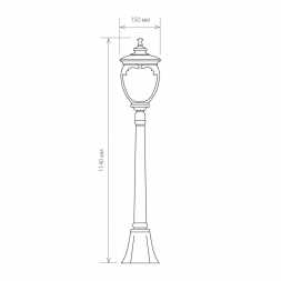 Уличный светильник Elektrostandard Andromeda F (GLYF-8024F) a027998