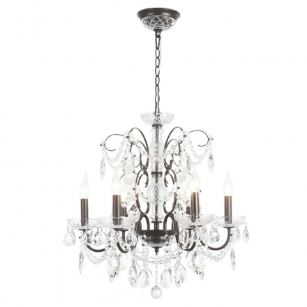 Подвесная люстра Crystal Lux Odelis SP6 Brown