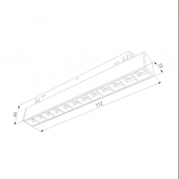 Трековый светодиодный светильник Elektrostandard Slim Magnetic 85004/01 a057192