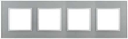 Рамка 4-постовая ЭРА Elegance 14-5104-03 Б0034526
