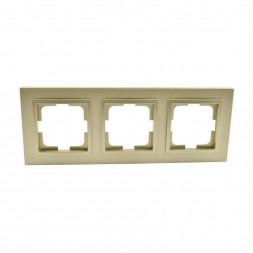 Рамка 3-постовая Mono Electric Despina титан 102-220000-162