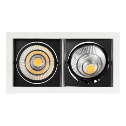 Встраиваемый светодиодный светильник Arlight CL-Kardan-S283x152-2x25W Warm3000 028861