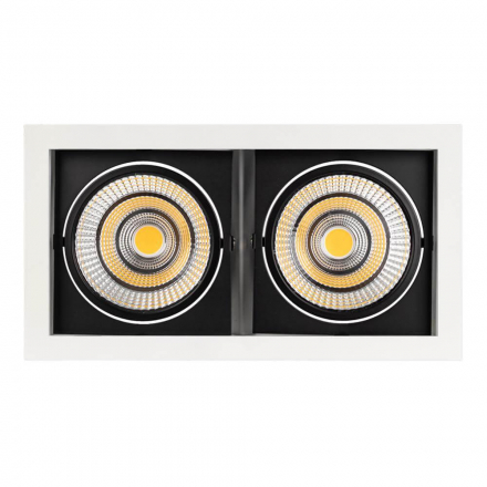 Встраиваемый светодиодный светильник Arlight CL-Kardan-S283x152-2x25W Warm3000 028861