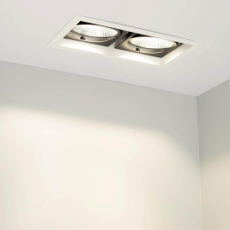 Встраиваемый светодиодный светильник Arlight CL-Kardan-S283x152-2x25W Warm3000 028861
