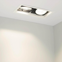 Встраиваемый светодиодный светильник Arlight CL-Kardan-S283x152-2x25W Warm3000 028861