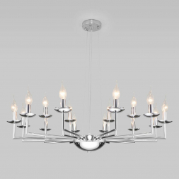 Подвесная люстра Eurosvet Cariso 60150/18 хром