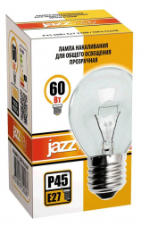 Лампа накаливания Jazzway E27 60W 2700K прозрачная 3320287