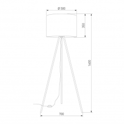 Торшер TK Lighting 16036 Umberto