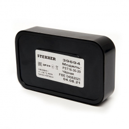 Розетка двойная 2P Stekker Брест черный PST16-30-20 39694