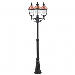 Садово-парковый светильник Arte Lamp Barcelona A1486PA-3BK