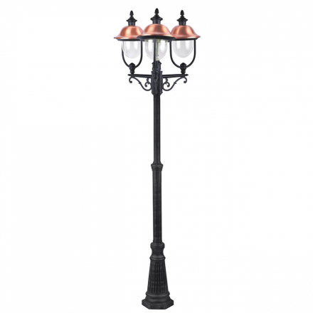 Садово-парковый светильник Arte Lamp Barcelona A1486PA-3BK