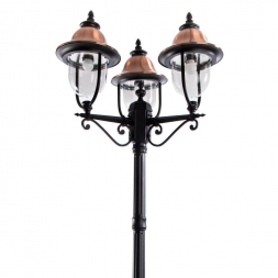 Садово-парковый светильник Arte Lamp Barcelona A1486PA-3BK
