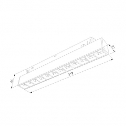 Трековый светодиодный светильник Elektrostandard Slim Magnetic 85005/01 a057193