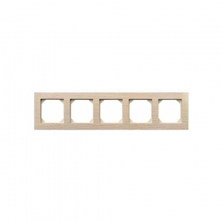 Рамка 5-постовая Liregus Epsilon дуб беленный 28-2245