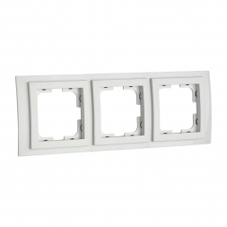 Рамка 3-постовая Mono Electric Larissa белый 103-191900-162