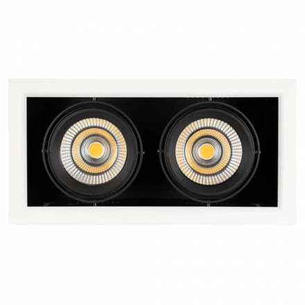 Встраиваемый светодиодный светильник Arlight CL-Kardan-S375x190-2x25W White6000 028862