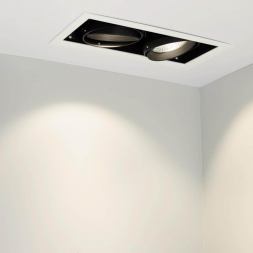Встраиваемый светодиодный светильник Arlight CL-Kardan-S375x190-2x25W White6000 028862