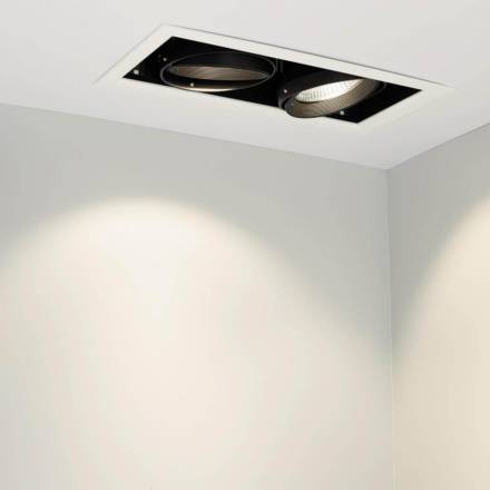 Встраиваемый светодиодный светильник Arlight CL-Kardan-S375x190-2x25W White6000 028862