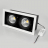 Встраиваемый светодиодный светильник Arlight CL-Kardan-S375x190-2x25W White6000 028862