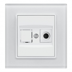 Розетка TV Vesta-Electric Exclusive White белый FRZ00040006BEL